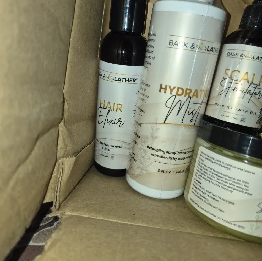 Bask N Lather Moisture Haircare Bundle Nwt